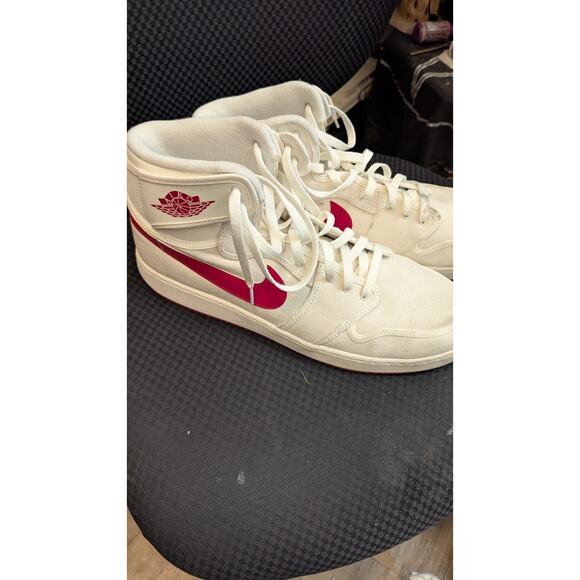Jordan AJKO OG High Timeless Canvas White Red 638471-102 High Top Sneaker